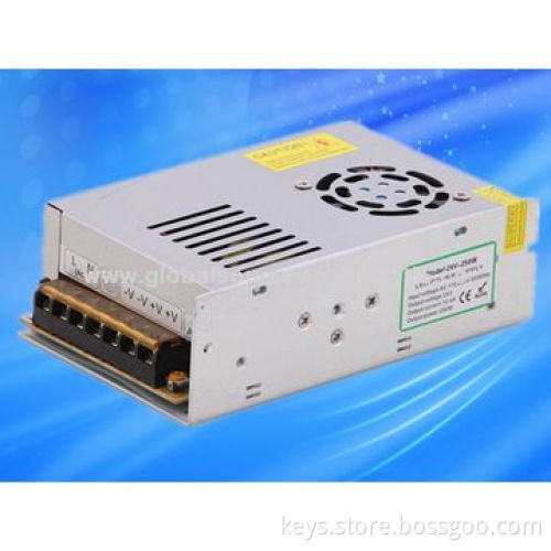 LEd module drive power supply with fan cooling and USB interface, 24V/250W, 300W, input 90-250V